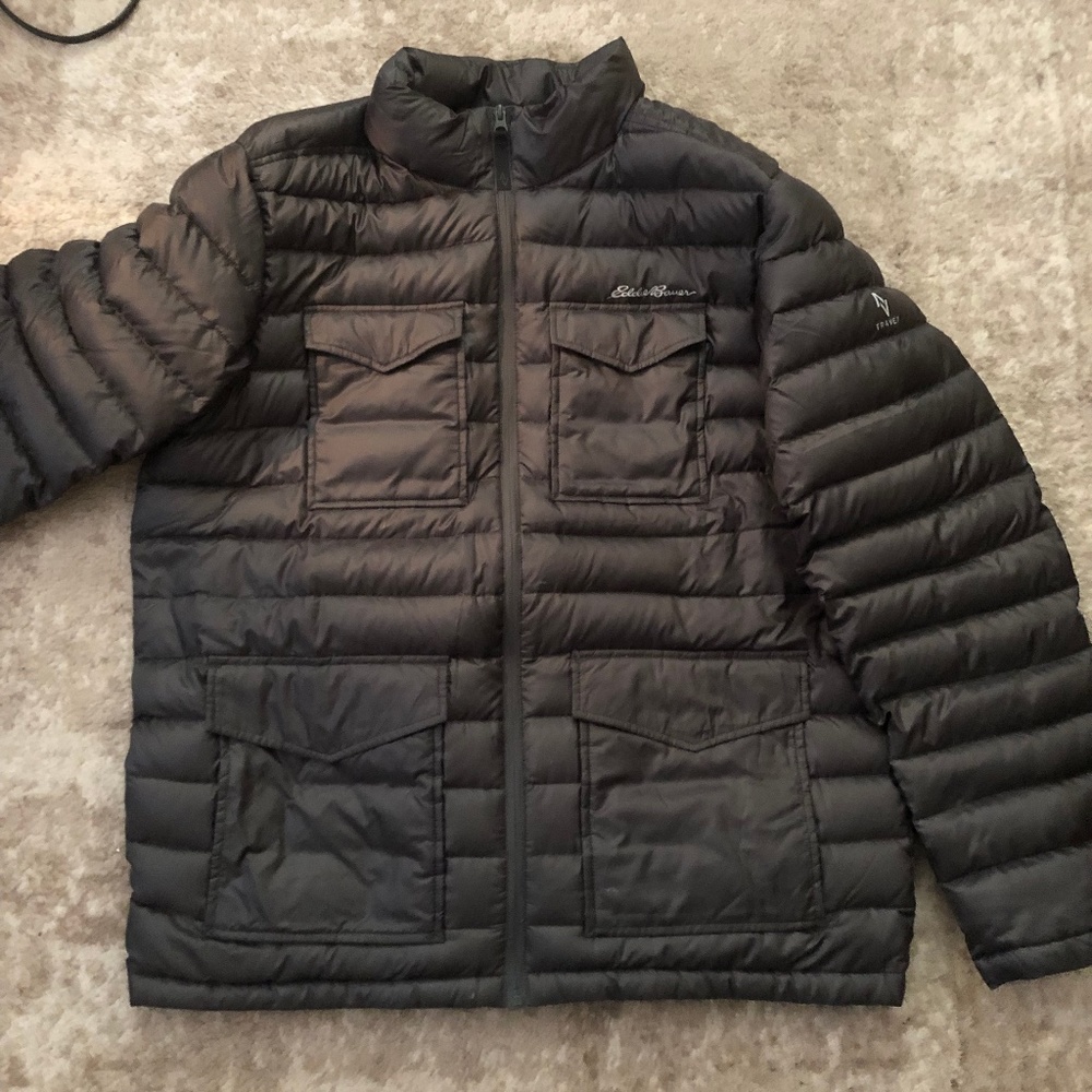 Eddie Bauer Mens Puffer Down Coat